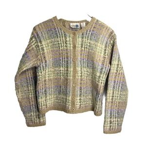 Vintage Paul Harris‎ Design Women’s Colorful Striped Knitted Wool Sweater Small